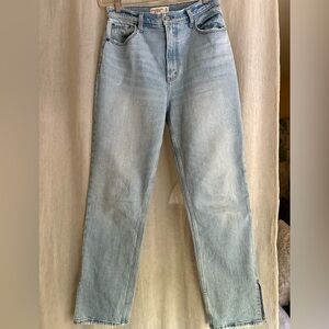 Abercrombie & Fitch The 90s Straight Ultra High Rise Curve love